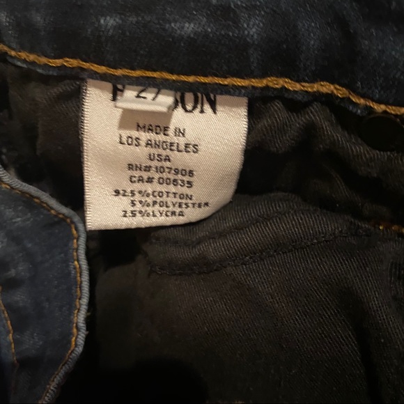 HUDSON mis rise skinny blue jeans - Picture 6 of 6